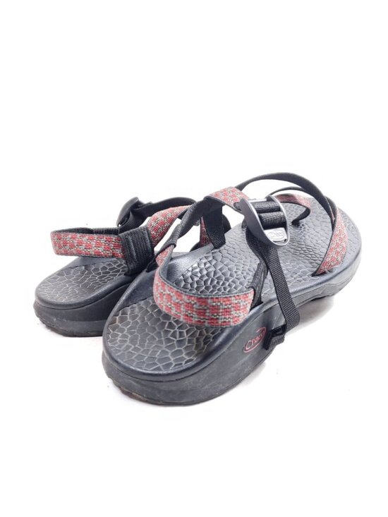 Chaco Mens Size 14 Adjustable Strap Hiking Sandals Red/Black